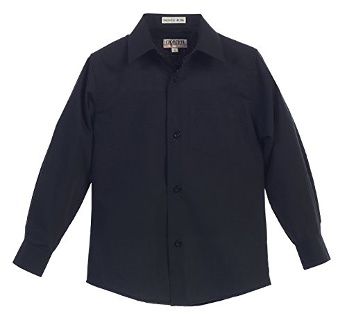 Gioberti Boy's Long Sleeve Dress Shirt and Tie Accessories Set2