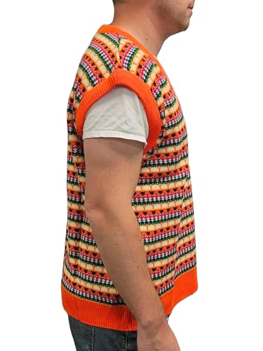 Magical Mystery Paul Fair Isle Pattern Sweater Vest2