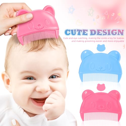 Peines finos para bebés en forma de oso 2 piezas miniatura 5