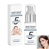 SUJEBKC 2pcs 5 Sekunden Lifting Firming Anti-Aging, Faltencreme Mit Soforteffekt, Antifaltencreme...