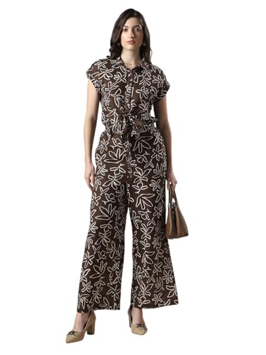 Image of Globus Women Jumpsuit (8909389031679 Brown L)