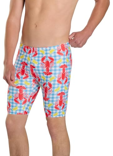 Sporti Men's Athletic Jammer Swimsuit - Seaside Pinch - 34