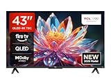 TCL 43T6C 43'' QLED TV 4K HDR, Fire TV (Smart tv con Dolby Vision e Atmos, HDR10+, Premi e...