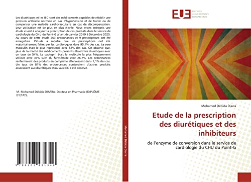 Etude de la prescription des diurétiques et des inhibiteurs: de l’enzyme de conversion dans le service de cardiologie du CHU du Point-G