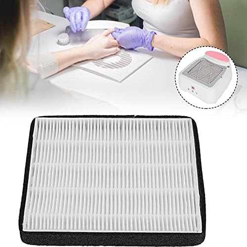 Nail Suction Collector Filter Nail Dust Suction Device Accessory Professional Nail Dust Vacuum Machine Accessory for Nail Art Lovers for Nail Salon Use(12.4 * 12.4)