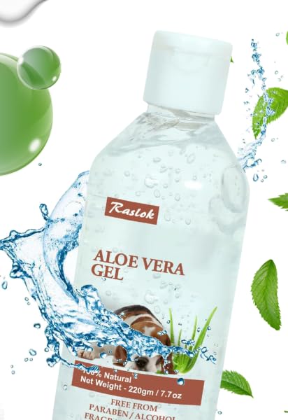 Raslok Aloe Vera Gel fr Hunde (Hunde), 100 % natrlich,  feuchtigkeitsspendend fr Haut- und Fellpflege, ohne Parabene und Alkohol :  Amazon.de: Haustier