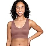 Picture of Floatley Cozy Bra Comfort Wirefree Full Coverage Seamless Bra with Embedded Pad for Women Size L