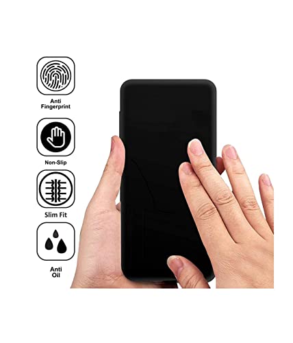 Image of Mobile Back Cover Case for Nokia 5.1 (Silicone Case|CameraProtection|Black SC1510)