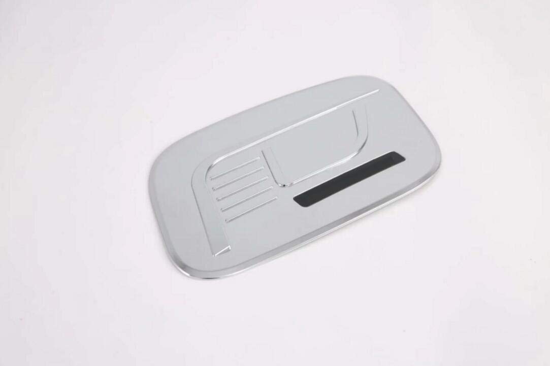 Chrome Car Fuel Gas Tank Cap Cover Gas Door Cover Trim Emblems Compatible For Kia Seltos 2020-2021-2022-2023