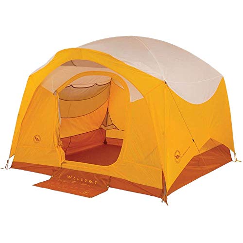 Big Agnes Big House Deluxe Camping Tent, Gold/White Color, 6 Person