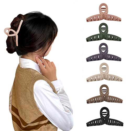 Senllori Large Hair Clips 5.1 Inch Strong Hold, Suitable for All Hair Types & Occasions