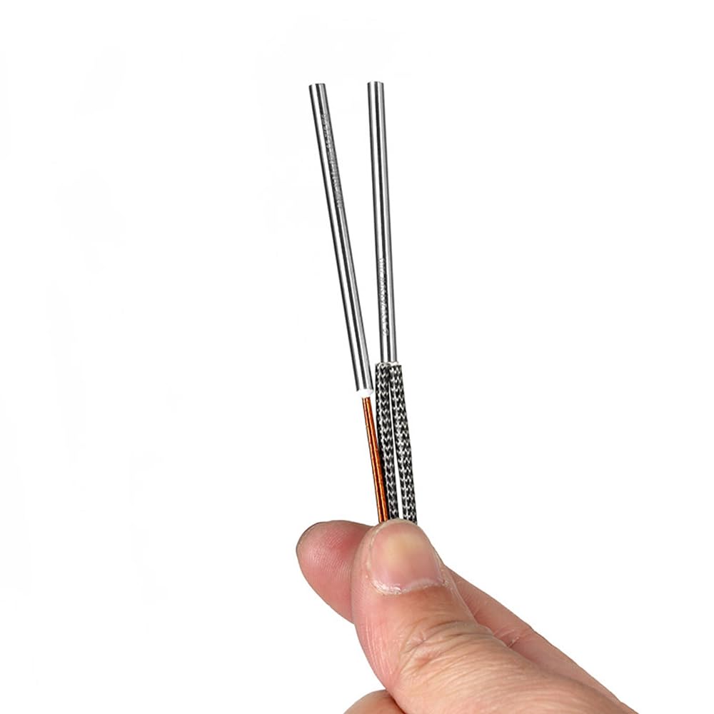 1 microcalentador de cartucho eléctrico: tubo de calentamiento de molde de alta temperatura, diámetro de 3 mm, 4 mm y 5 mm, varilla de calentamiento eficiente.(3mm*40mm)