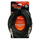 OnStage On-Stage Hot Wires 1/4' Guitar Instrument Cable, 25 Feet