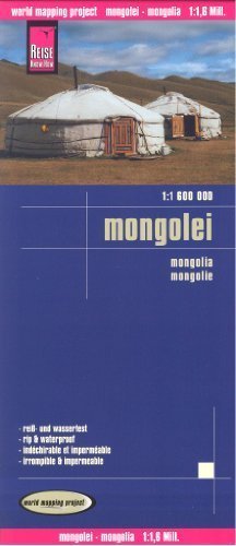 Mongolia 1:1,600,000 Travel Map, waterproof, GPS-compatible REISE, 2013 edition by Peter Rump (2015-10-28)