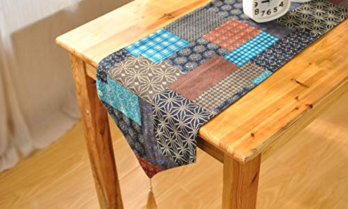 Chemin de table design patchwork doux souvenir pour repas chaleureux en famille - 5