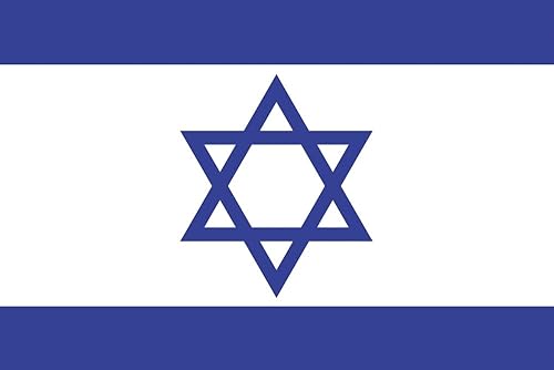 Posterazzi Póster de bandera israelí (17 x 11)