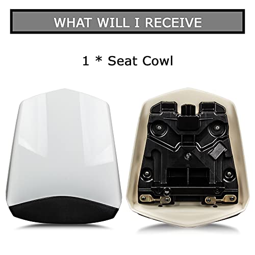Psler Rear Seat Fairing Cover Cowl For Yamaha Yzf R6 2003-2005 (White) #TOP4