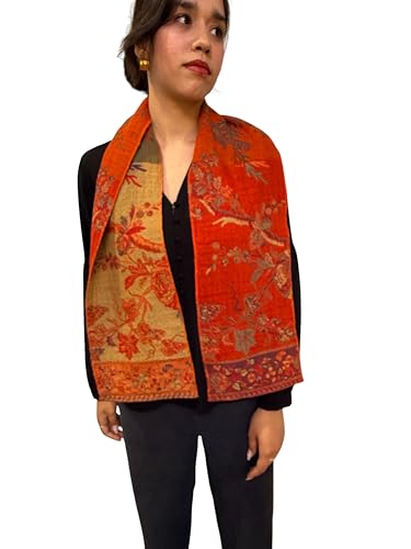 In Style 100% Pure Australian Merino Wool Reversible Scarf