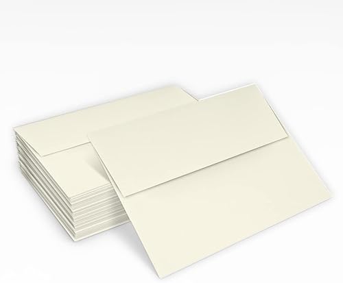 Vista 27 de LUXPaper Sobres de invitación con forro de aluminio A9 Despegar y prensar 5 3/4 pulgadas x 8 3/4 pulgadas Blanco con forro LUX dorado 60
