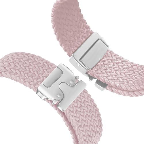 Image of ACM Watch Strap Woven Braided Clipper 22mm compatible with Universal 22mm Size Replacement Strap Smartwatch Adjustable Belt Band
