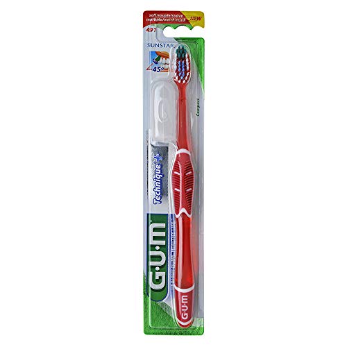 GUM Toothbrush Technique+ 491 - Yellow