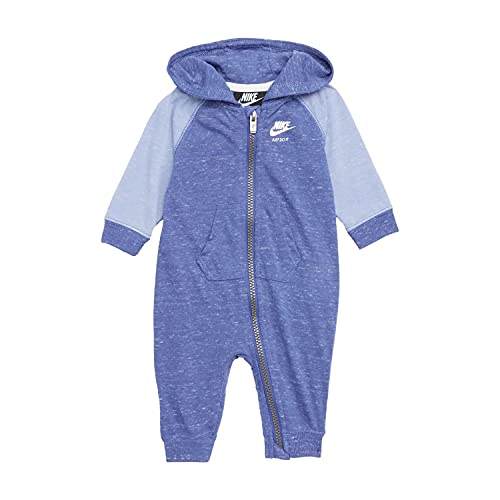 Image of Nike Infant Girls' Hooded Coverall Rush Violet 3 Months