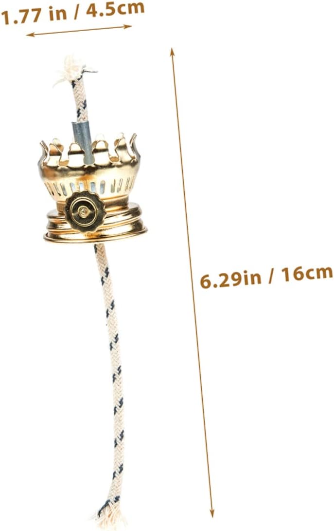 Garneck 12pcs Kerosene Oil Lamp Wicks Replacement Holder for Vintage Lamps for Restoring Easy to Install Lightweight and Portable Kerosene Burner Accessories