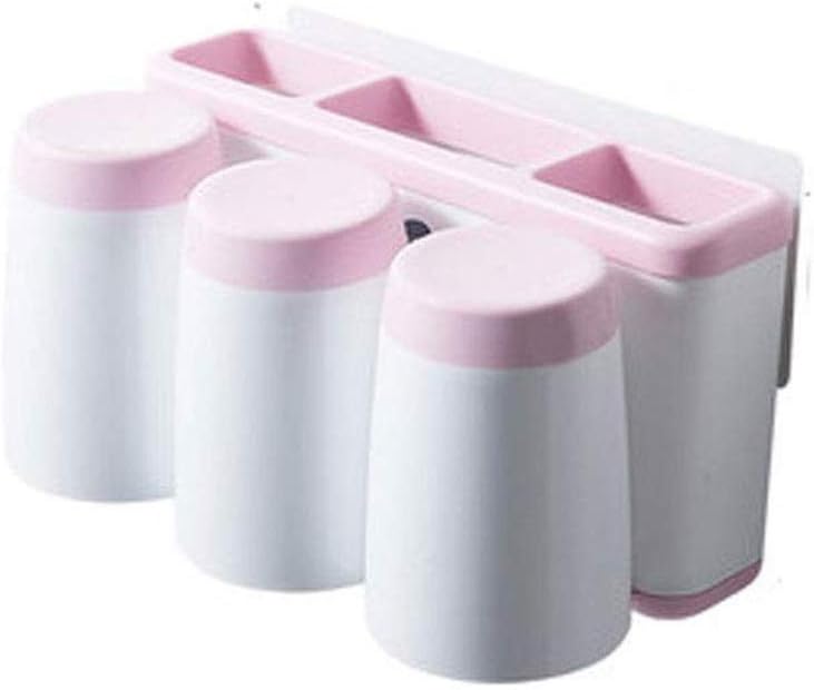Toothbrush Cup Holder, Toothpaste Stand for Bathroom Storage Organizer(E)