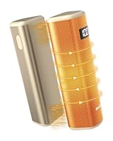 Balin 充電式カイロ 2024最強モデル デジタル温度表示【新型磁気式/分離式設計/モバイルバッテリー機能】全域発熱 3階段温度調節 電気カイロ 大容量 10000mAh 小型 超軽量 持ち運びやすい 旅行 出張 プレゼント冬の贈り物 （シャンパン）