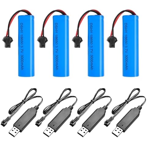 IXYHKB 4 PCS 3.7 V 1800MAH Lithium Ion Battery Cover