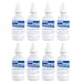 Deep Sea Saline Nasal Spray Generic for Ocean Nasal Moisturizing Spray 1.5 oz per Bottle Pack of 8 Bottles by Major Pharmaceuticals
