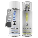MG PRIME Bomboletta spray di Vernice per auto per Ford PCAAC Comet Grey +2K
