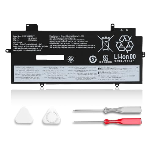 Image of L20C4P71 L20M4P71 L20D4P71 Battery for Lenovo ThinkPad X1 Carbon 9th Gen 10th Gen & X1 Yoga 6th 7th Gen Series SB10T83217 5B10W13974 L20L4P71 SB10T83216 5B10W13973 5B10W13975