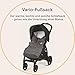 Peg Perego Y5ULVFSGRA Vario-Fußsack Universal, grau