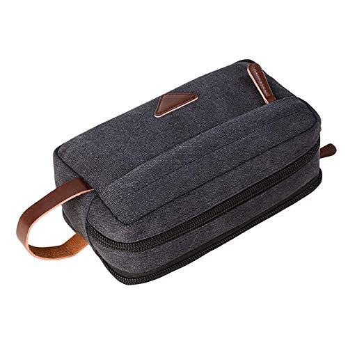 Borsa da Toilette da Uomo, Pochette, Kit da Toilette, Organizer cosmetico in Tela, Impermeabile, da Viaggio, Scatola per Il Trucco da Donna, Astuccio per Il Trucco da Donna