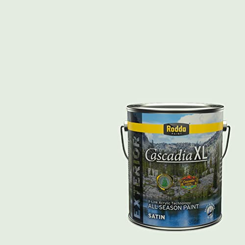 Rodda Paint CASCADIA XL Exterior Satin Paint & Primer in One, 1-Gallon, Calm Thoughts