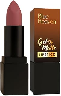 Blue Heaven Get Matte Lipstick | Soft Matte Finish and Lightweight Formula | Intense Pigment | Long-Lasting Lipsticks For ... Price In India