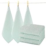 Material de Premium:Esta toalla de mano está hecho de tela de fibra, que es suave, transpirable, altamente absorbente y agradable para la piel, libre de productos químicos nocivos, resistente a la decoloración e hipoalergénico.Estos paños de lavado son adecuados para hombres, mujeres, niños y otros tipos de personas, seguros para usted y Tu familia.