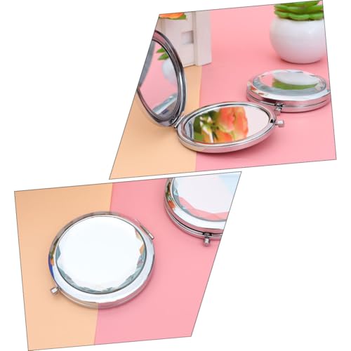Lot de 10 miroirs de poche blancs double face idée cadeau invités