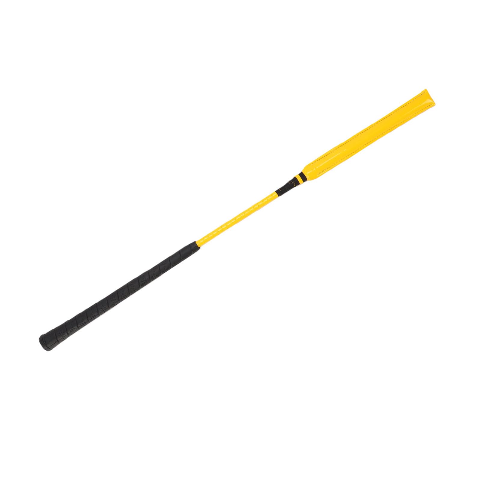 Aramox Frustino da Equitazione in Pelle Verniciata da 65 Cm con Manico in Silicone Antiscivolo e Asta Flessibile per Addestramento di e Cavalieri da Competizione per Sport Equestri