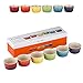 Produktbild Le Creuset 6er-Set Mini Förmchen aus Steinzeug, Je 100 ml, Steinzeug, Regenbogen, 79134108359030