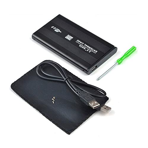Case Para HD Externo SATA 2.5 USB 2.0 Gaveta De Alumínio Para Notebook Adaptador Portátil Com Cabo E