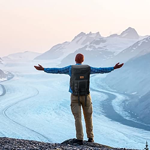 Tactical Expandable Backpack Cooler, Insulated Waterproof Cooler Backpack,Heavy Duty Leakpoof Backpack Lunch Bag For Men Work Hiking Camping Fishing Travel, 30L, Black #TOP5