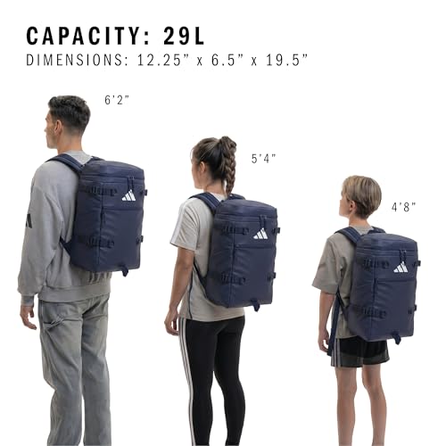 Image of adidas Vista Sports Backpack - Utility Daypack for School, Gym and Travel, 29L