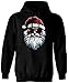 Tassenbrennerei Hoodie - Weihnachtspullover - Cooler Weihnachtsmann Pullover mit Weihnachtsmotiv - für Nikolaus, Weihnachten (DE/NL/SE/PL, Alphanumerisch, XL, Regular, Regular, Schwarz)