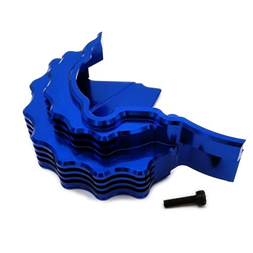 Aluminum Center Main Gear Cover W/Heatsink Blue for Traxxas E Revo VXL 2.0 8677