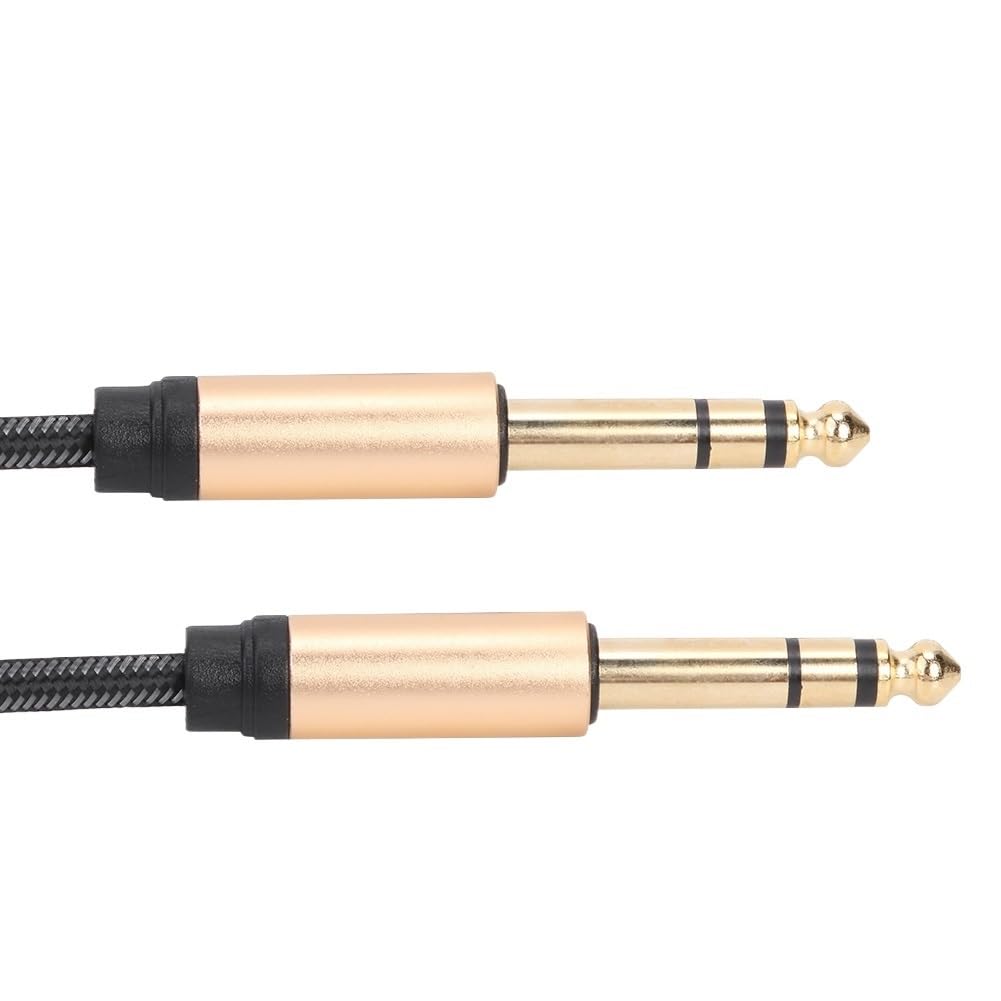 Kabel instrumentu gitarowego 1,8 m 6,35 mm męski na męski TRS kabel audio stereo profesjonalny kabel gitarowy