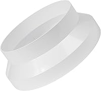 Vista 1 de Reductor/aumentador excéntrico de 6" a 5" - Conecta conductos rectos y flexibles, ventilador o ventilación - HVAC, aplicaciones de calefacción