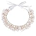 Produktbild 35cm Hochzeit Haarschmuck Haardraht Perlen Spitze Kopfschmuck Braut Haarschmuck Haarband für Damen, zur Hochzeit, Brautjungfer, Accessorries Haare,Haarreife