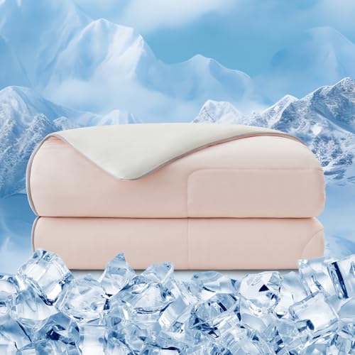 EMME Cooling Comforter Queen Size, Double Sided Cold...